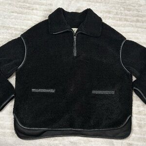 Tuckernuck Rhodes Shearling quarter zip pullover